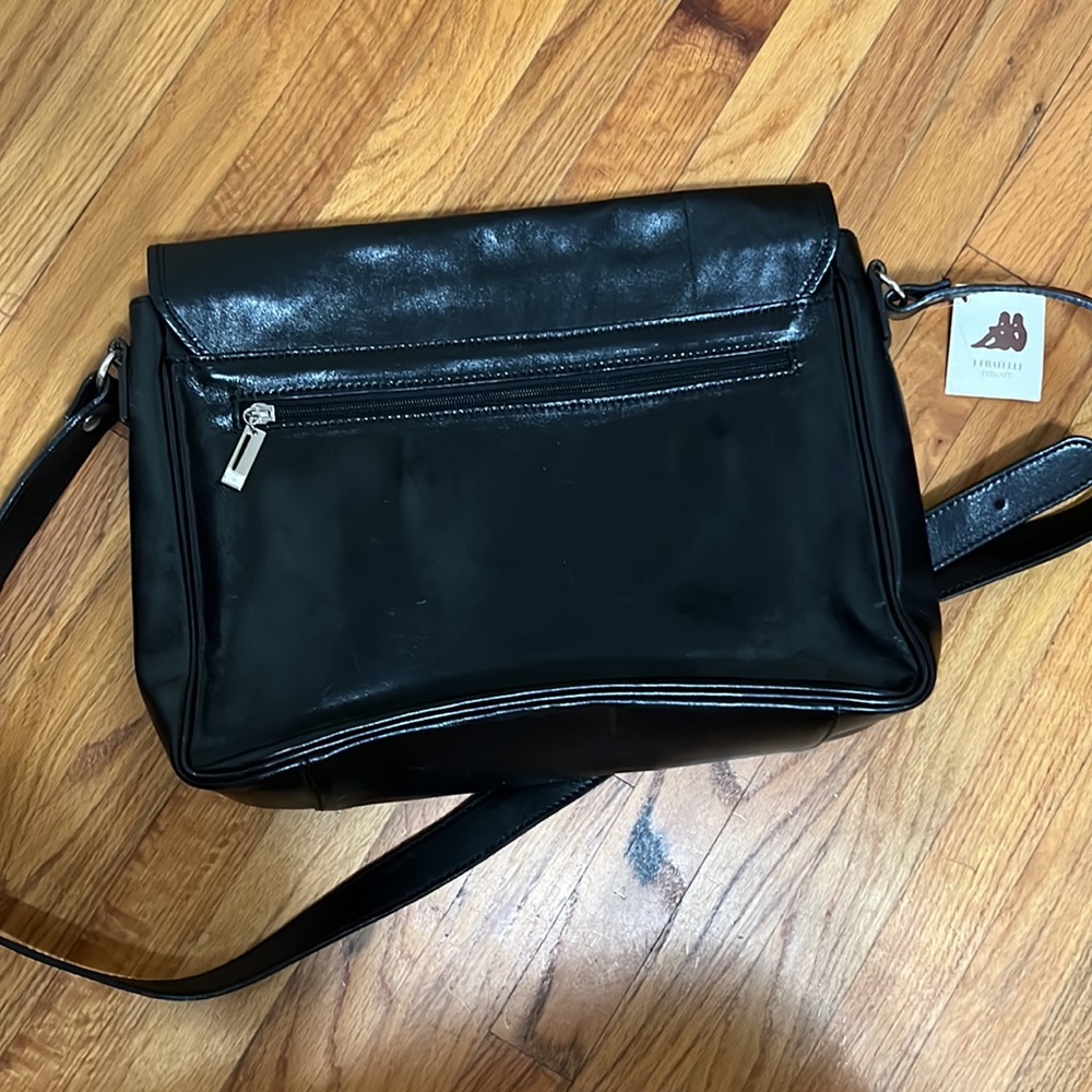 Made in Italy - Genuine Leather laptop travel bag - briefcase